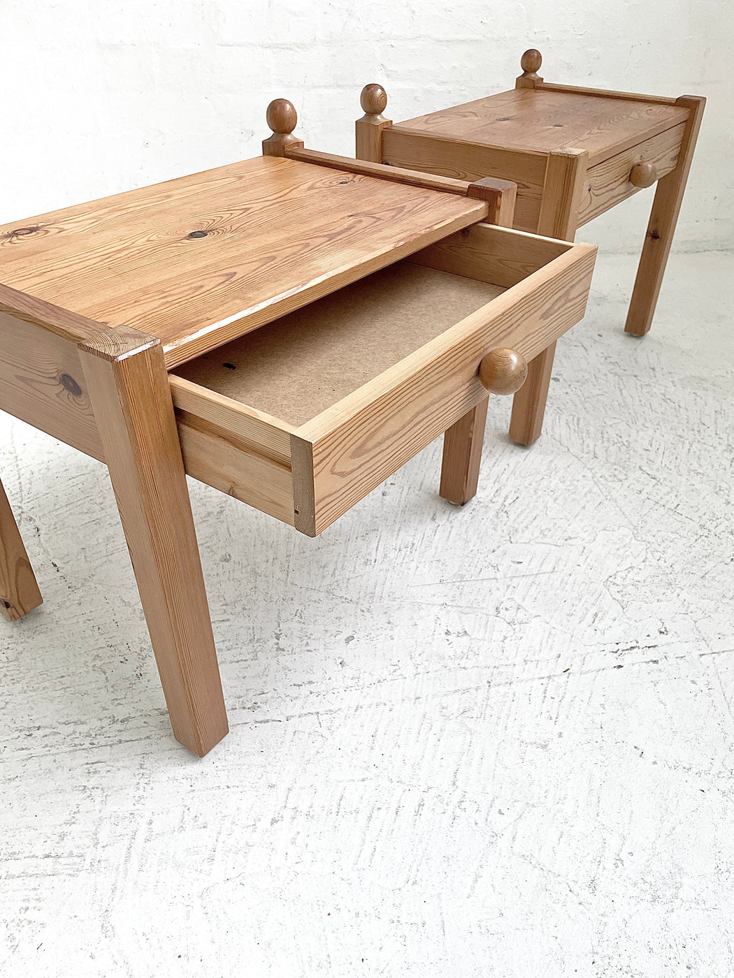 Pair of 1970s Danish Bedside Tables