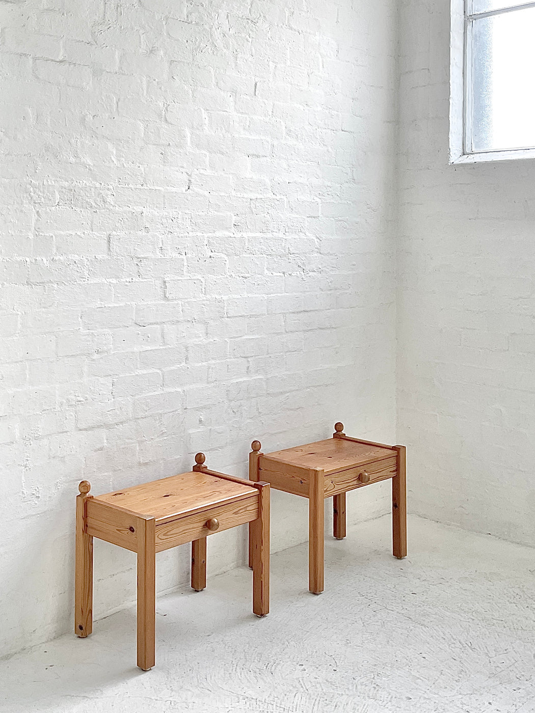 Pair of 1970s Danish Bedside Tables