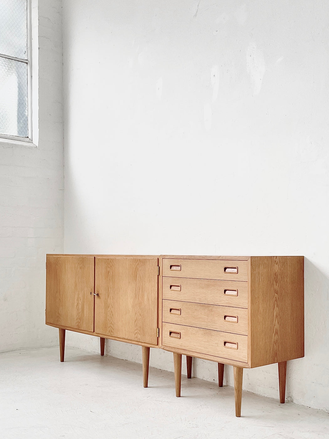 Carlo Jensen Oak Sideboard Units