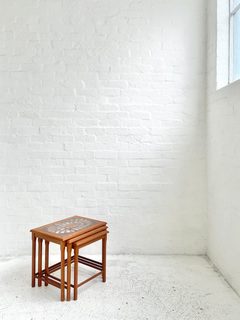 Danish Tile-topped Nesting Tables — Nord