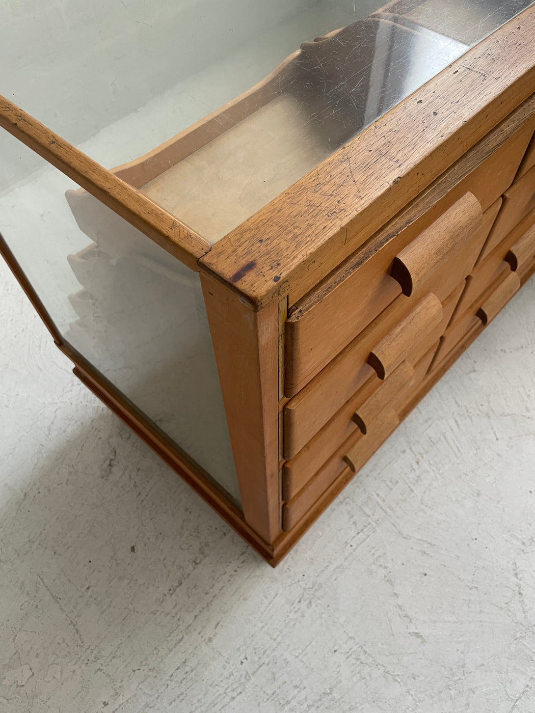 British Shop Display Cabinet/Drawers