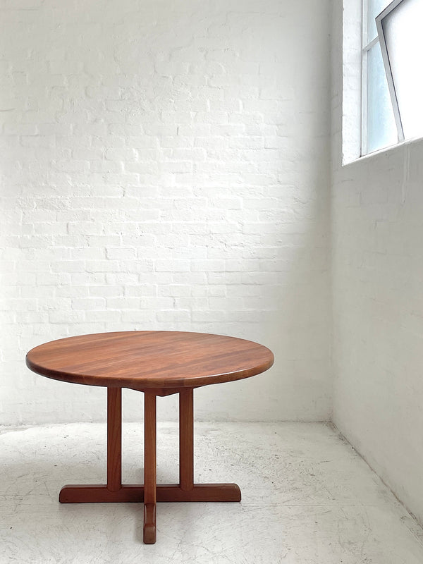 Danish Solid Teak Dining Table
