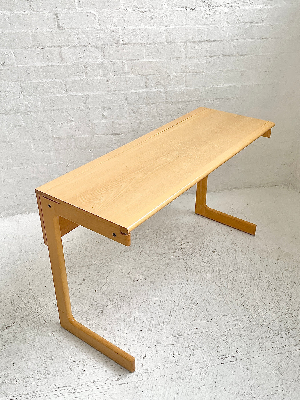 Danish Beech Folding Table/Desk