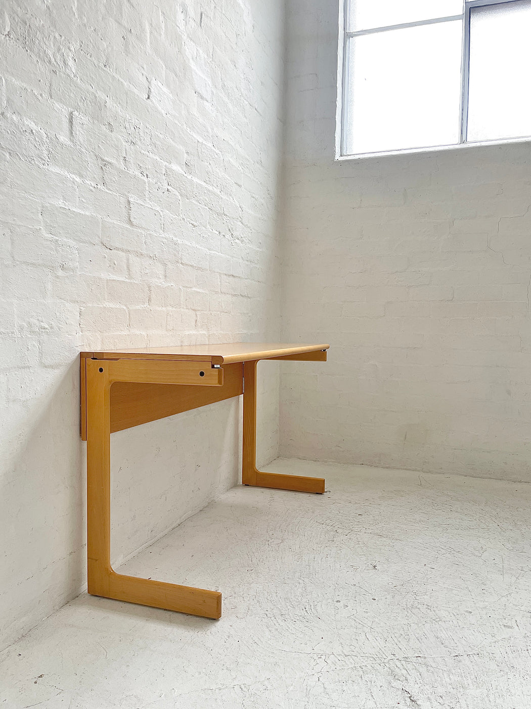 Danish Beech Folding Table/Desk