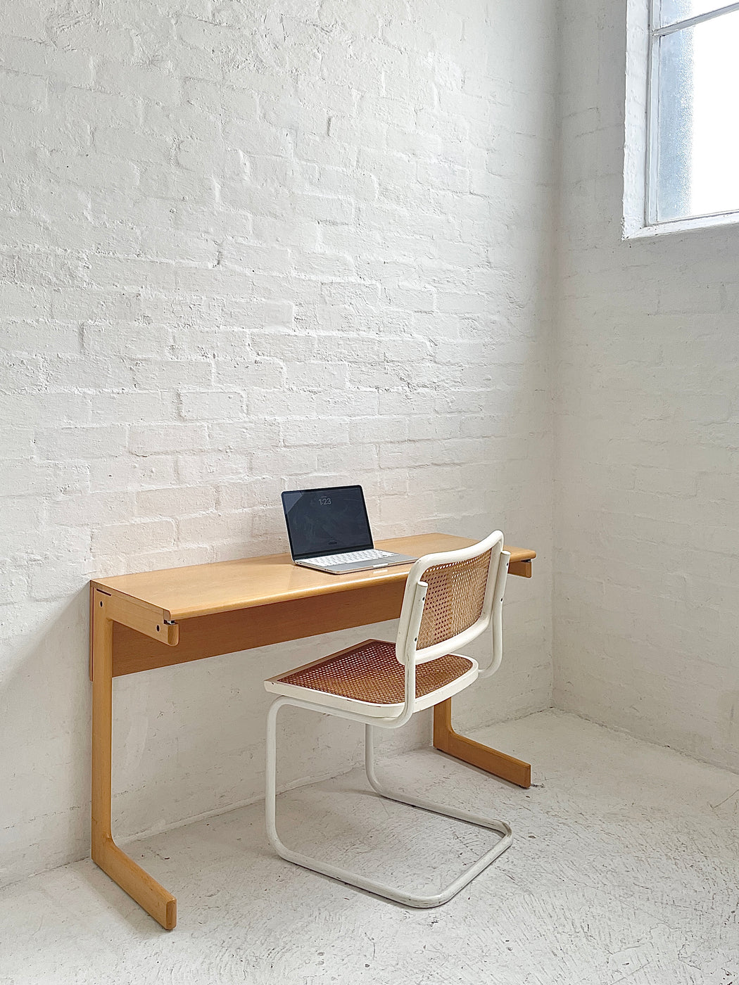 Danish Beech Folding Table/Desk