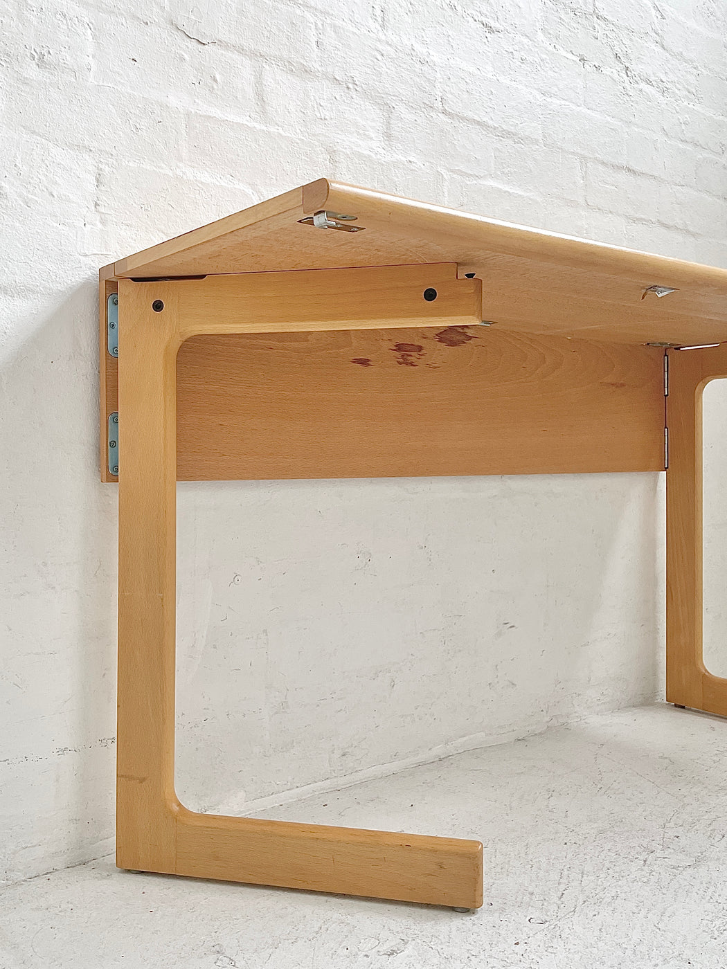 Danish Beech Folding Table/Desk