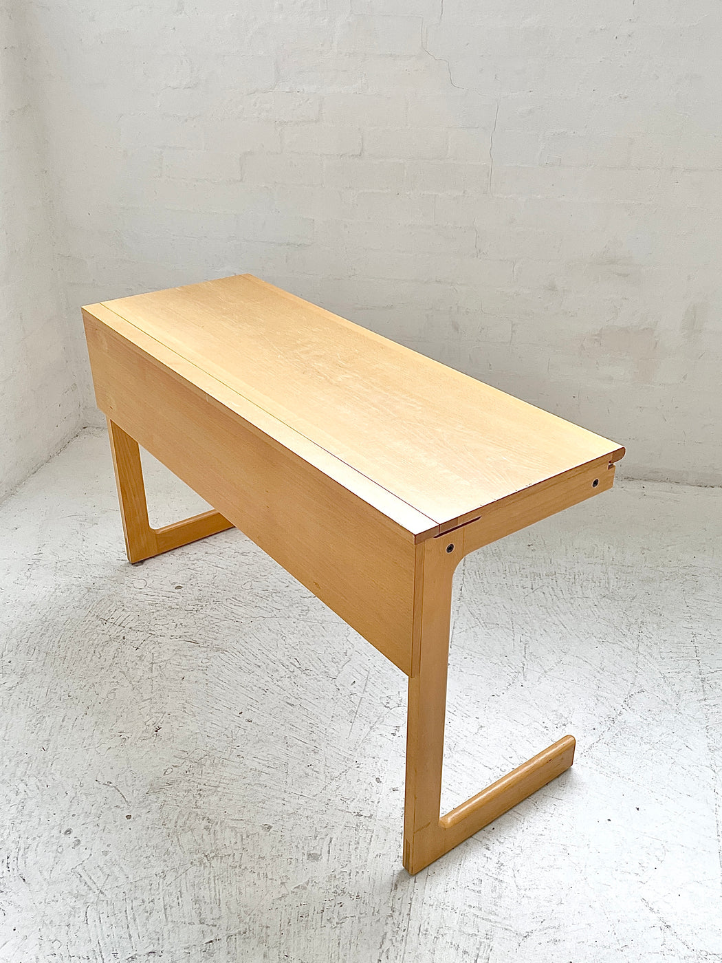 Danish Beech Folding Table/Desk