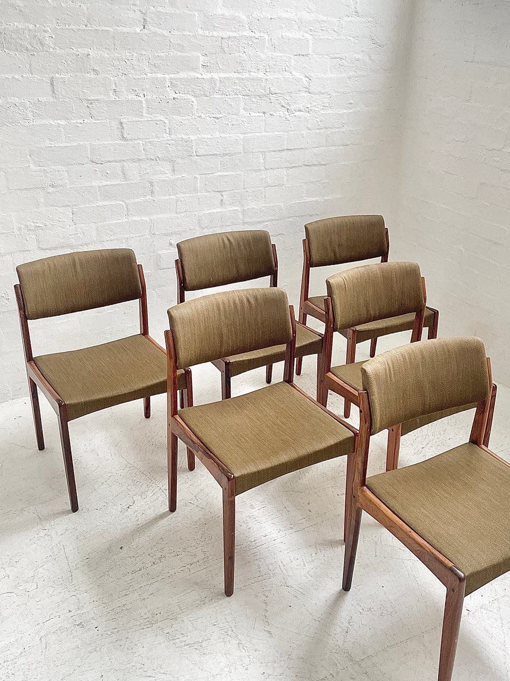 Set of Six H.W.Klein Rosewood Dining Chairs