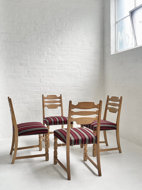 Henning Kjærnulf Oak 'Folk' Chairs
