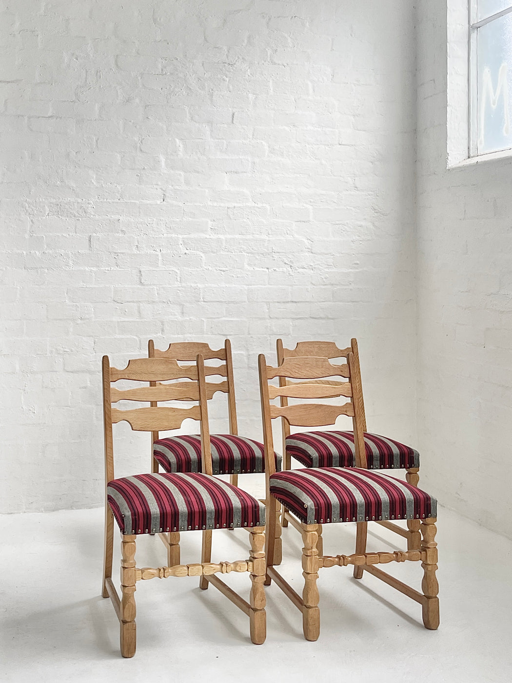 Henning Kjærnulf Oak 'Folk' Chairs
