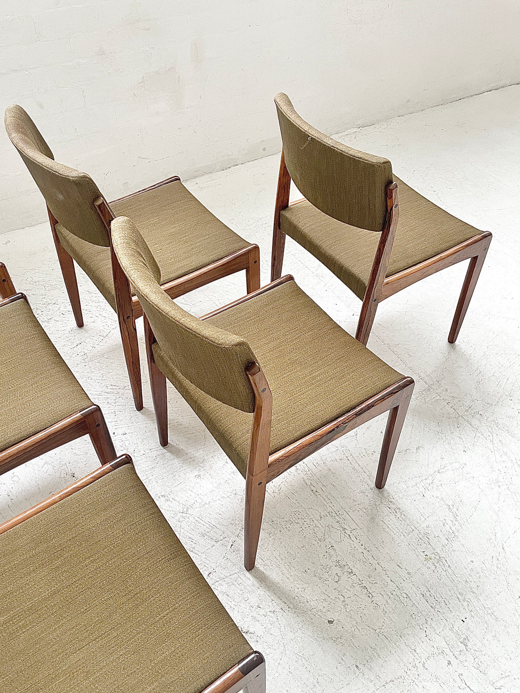 Set of Six H.W.Klein Rosewood Dining Chairs