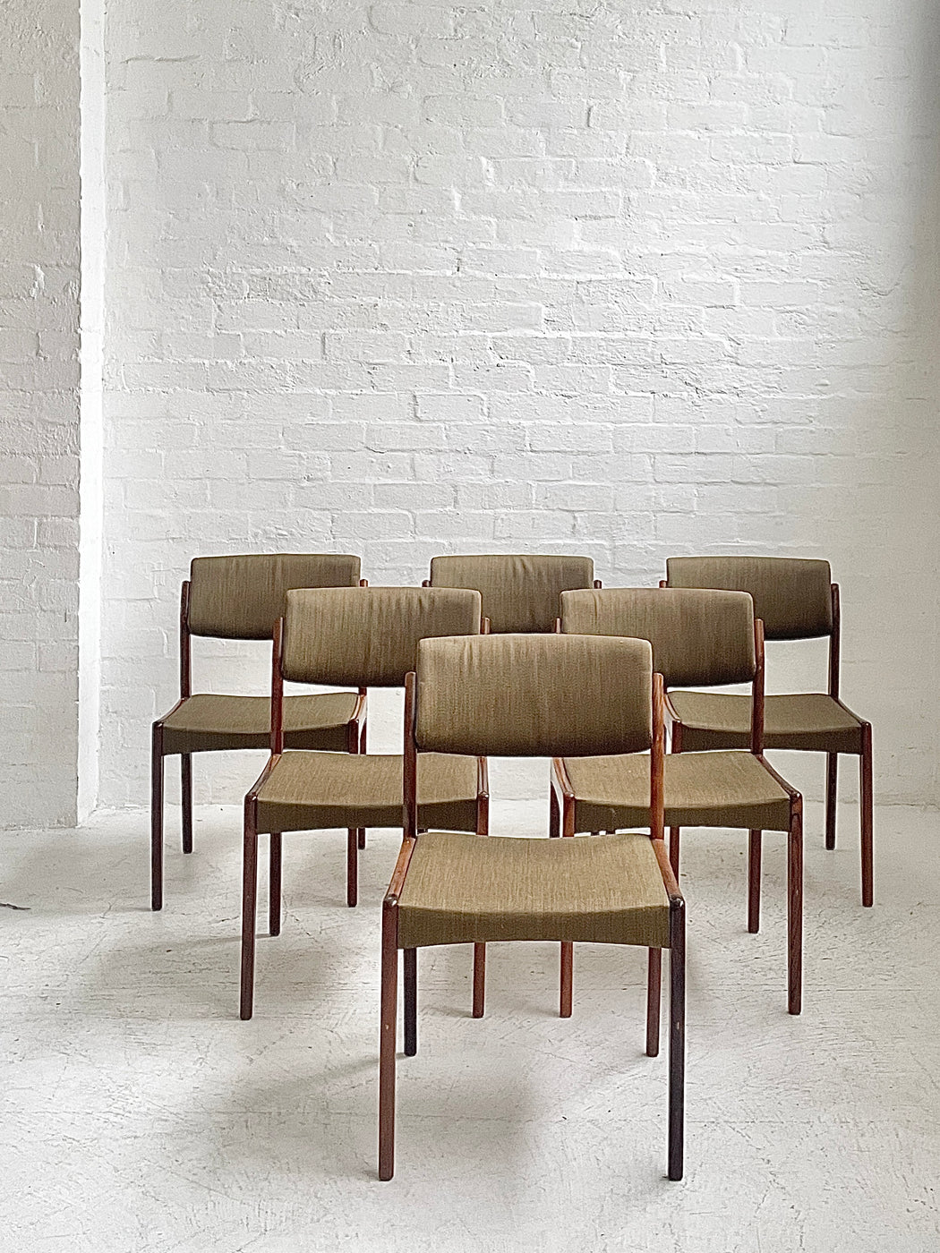 Set of Six H.W.Klein Rosewood Dining Chairs