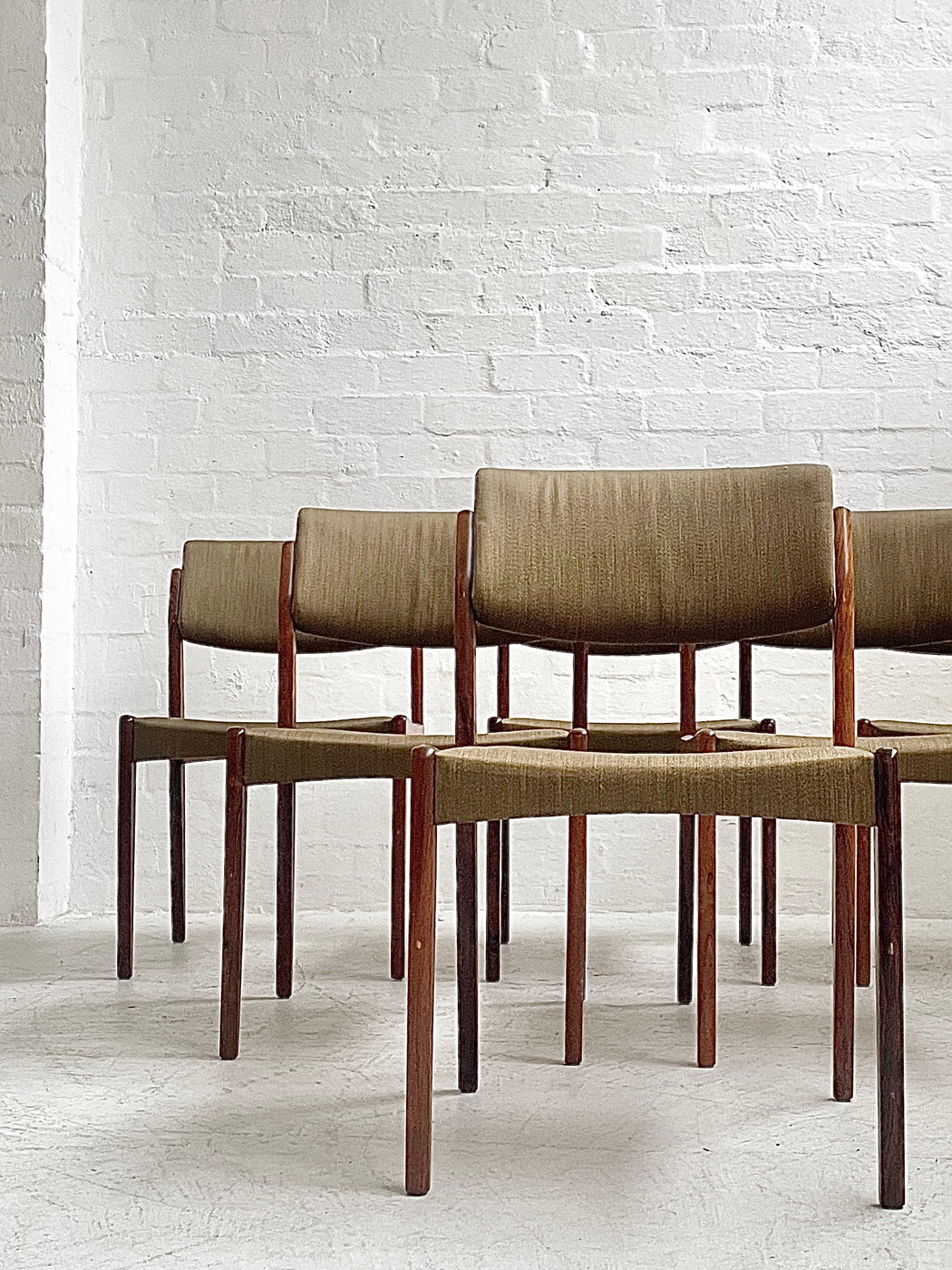 Set of Six H.W.Klein Rosewood Dining Chairs