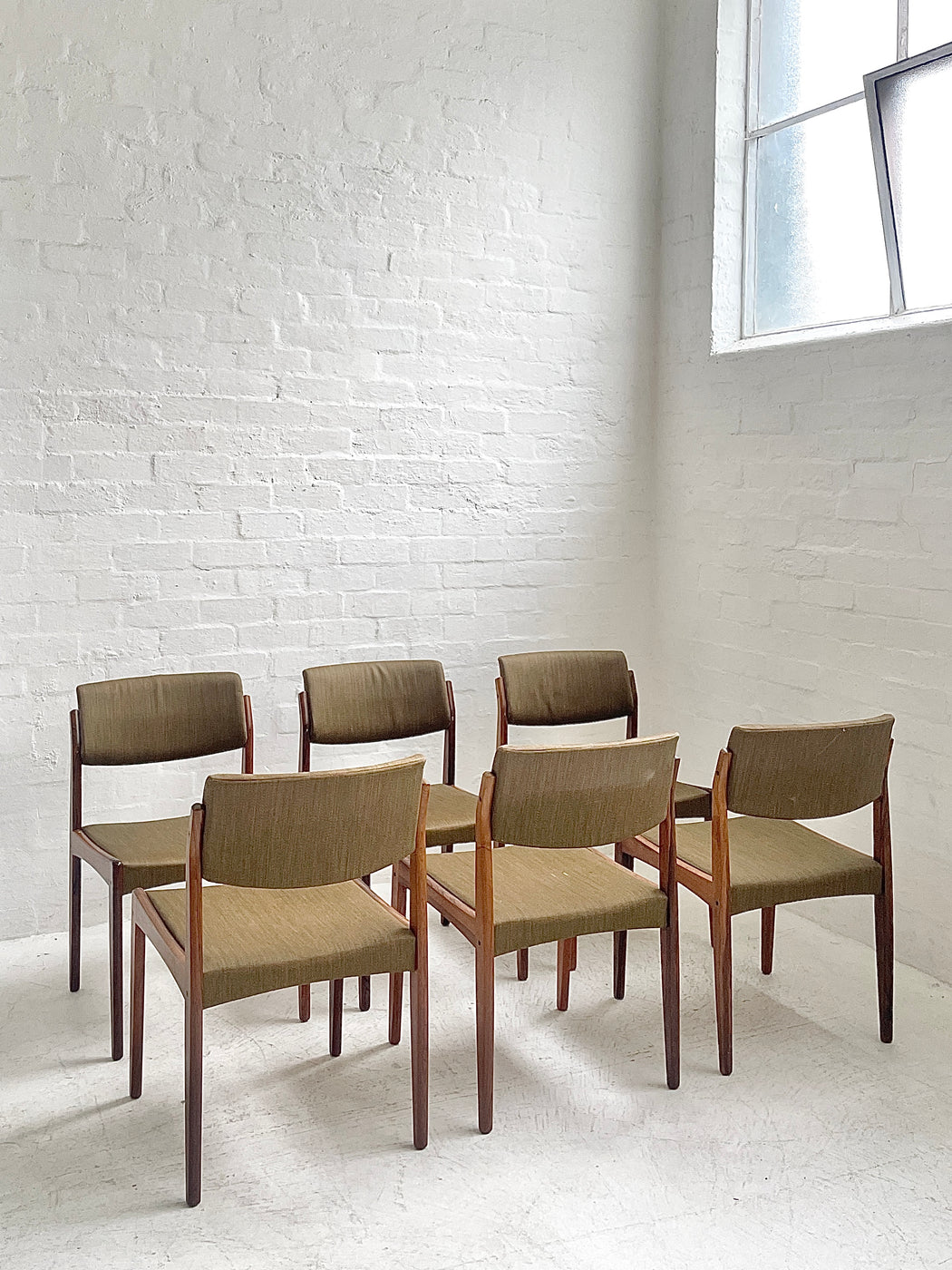 Set of Six H.W.Klein Rosewood Dining Chairs