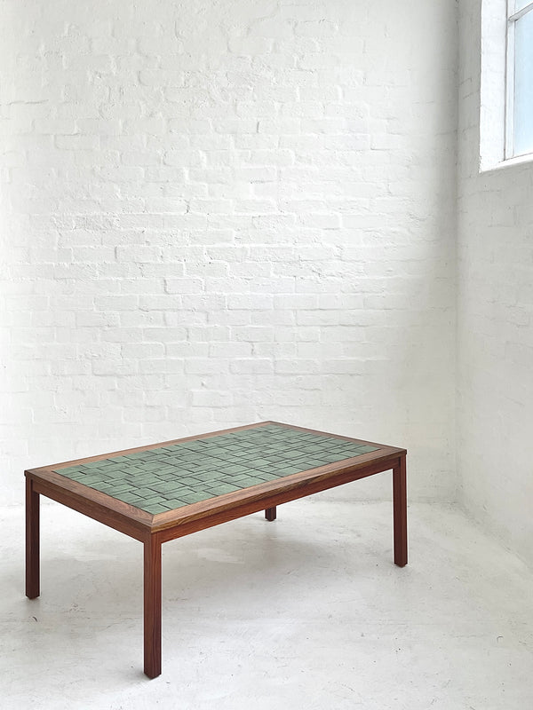 Danish Tile-topped Rosewood Coffee Table