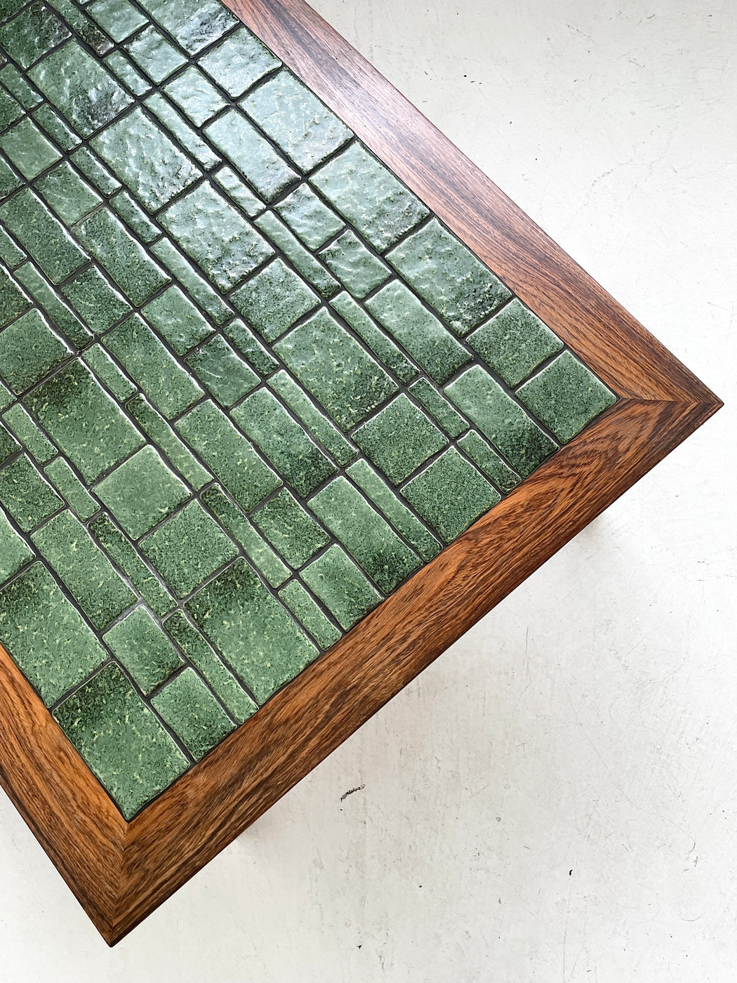 Danish Tile-topped Rosewood Coffee Table