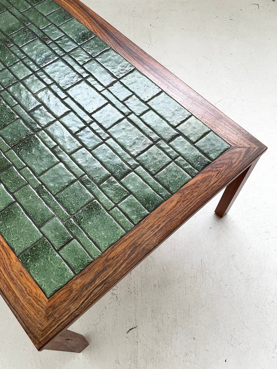 Danish Tile-topped Rosewood Coffee Table