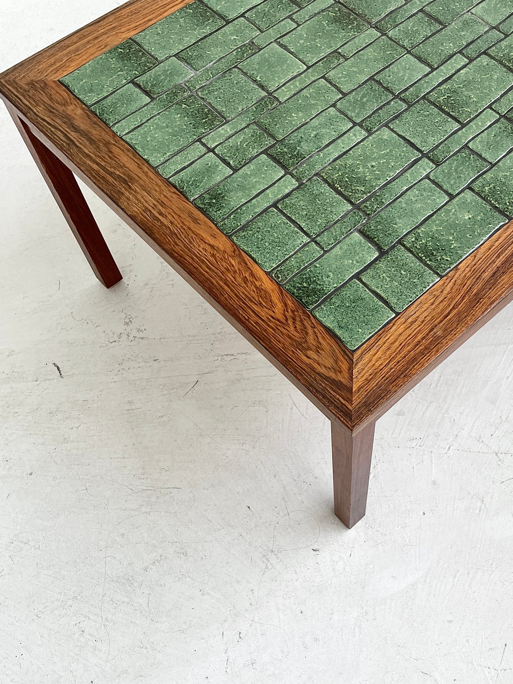 Danish Tile-topped Rosewood Coffee Table