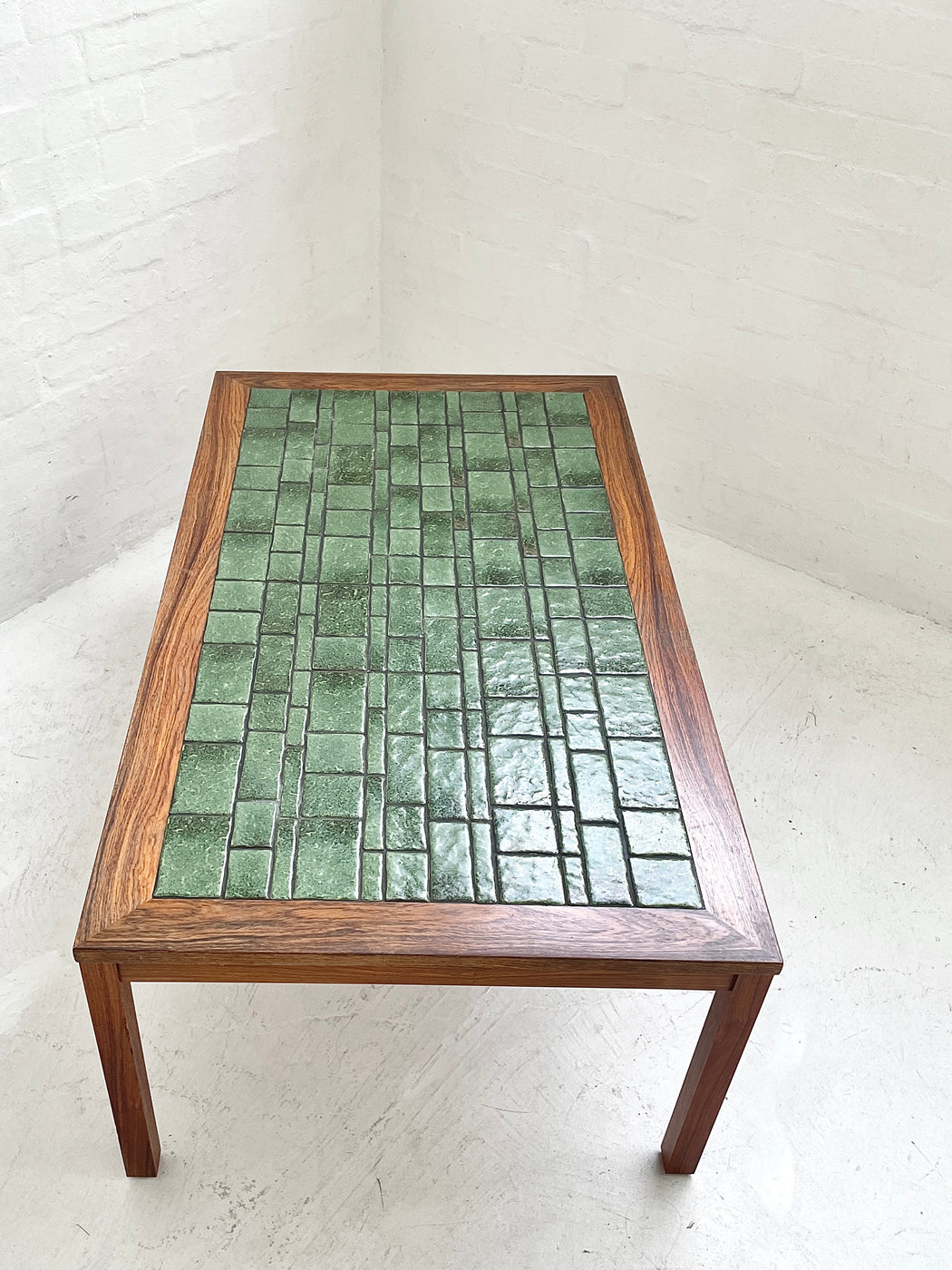 Danish Tile-topped Rosewood Coffee Table