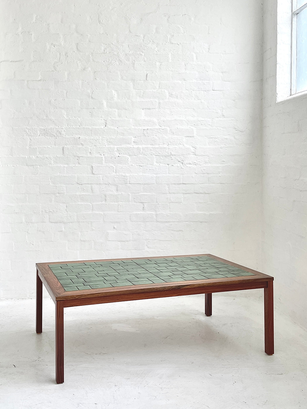 Danish Tile-topped Rosewood Coffee Table