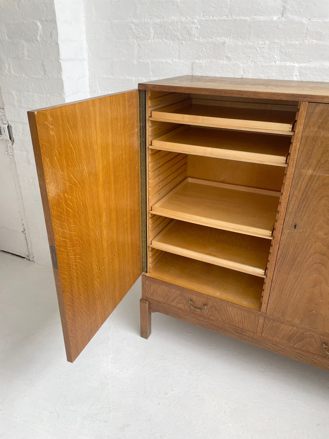 Classic Danish Oak Sideboard Cabinet