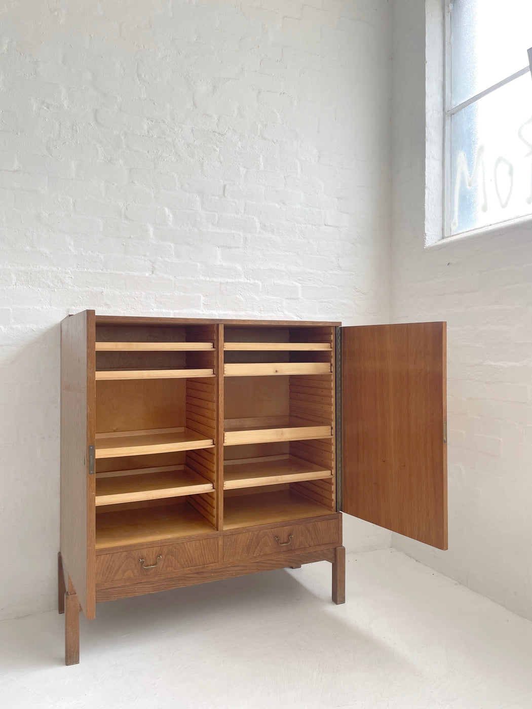 Classic Danish Oak Sideboard Cabinet
