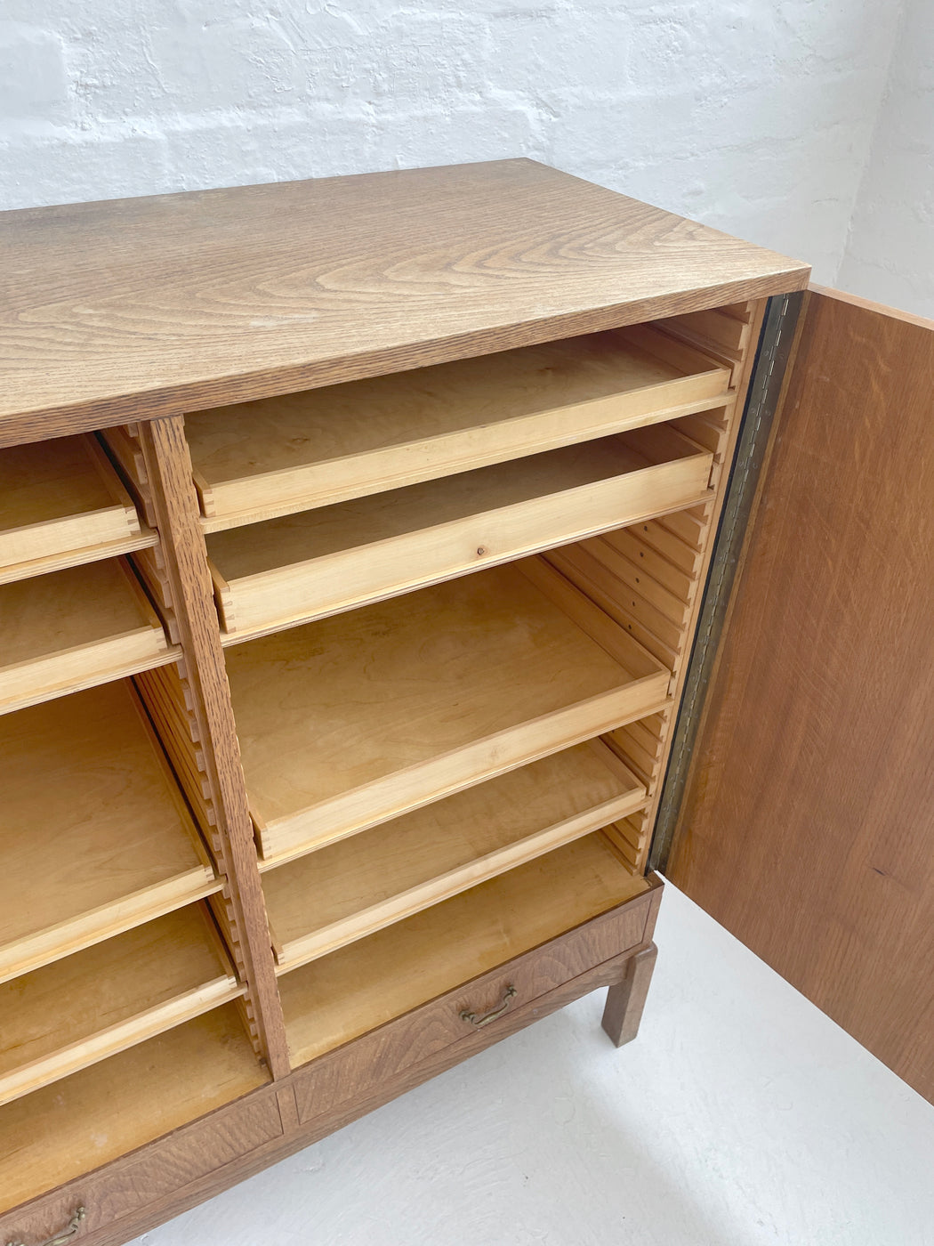 Classic Danish Oak Sideboard Cabinet