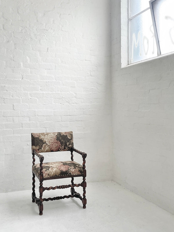 Scandinavian Antique Oak Chair