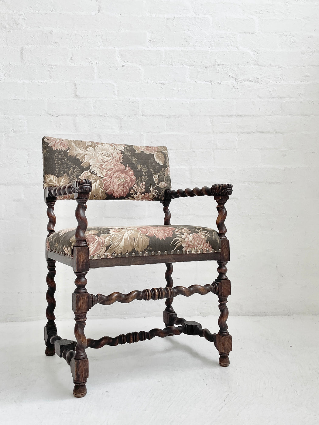 Scandinavian Antique Oak Chair