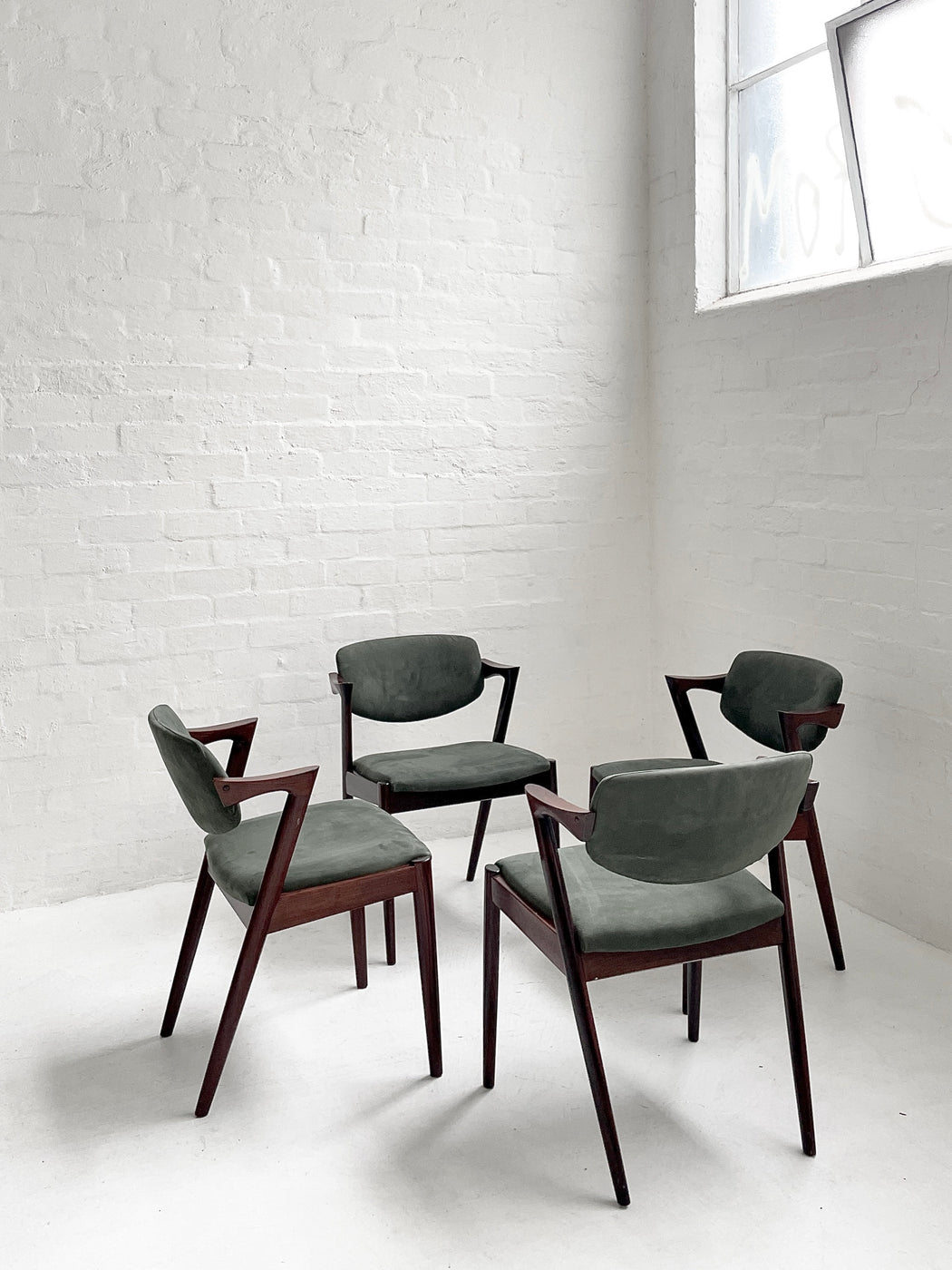 Set of four Kai Kristiansen 'Model #42' Chairs