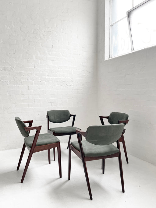 Set of four Kai Kristiansen 'Model #42' Chairs