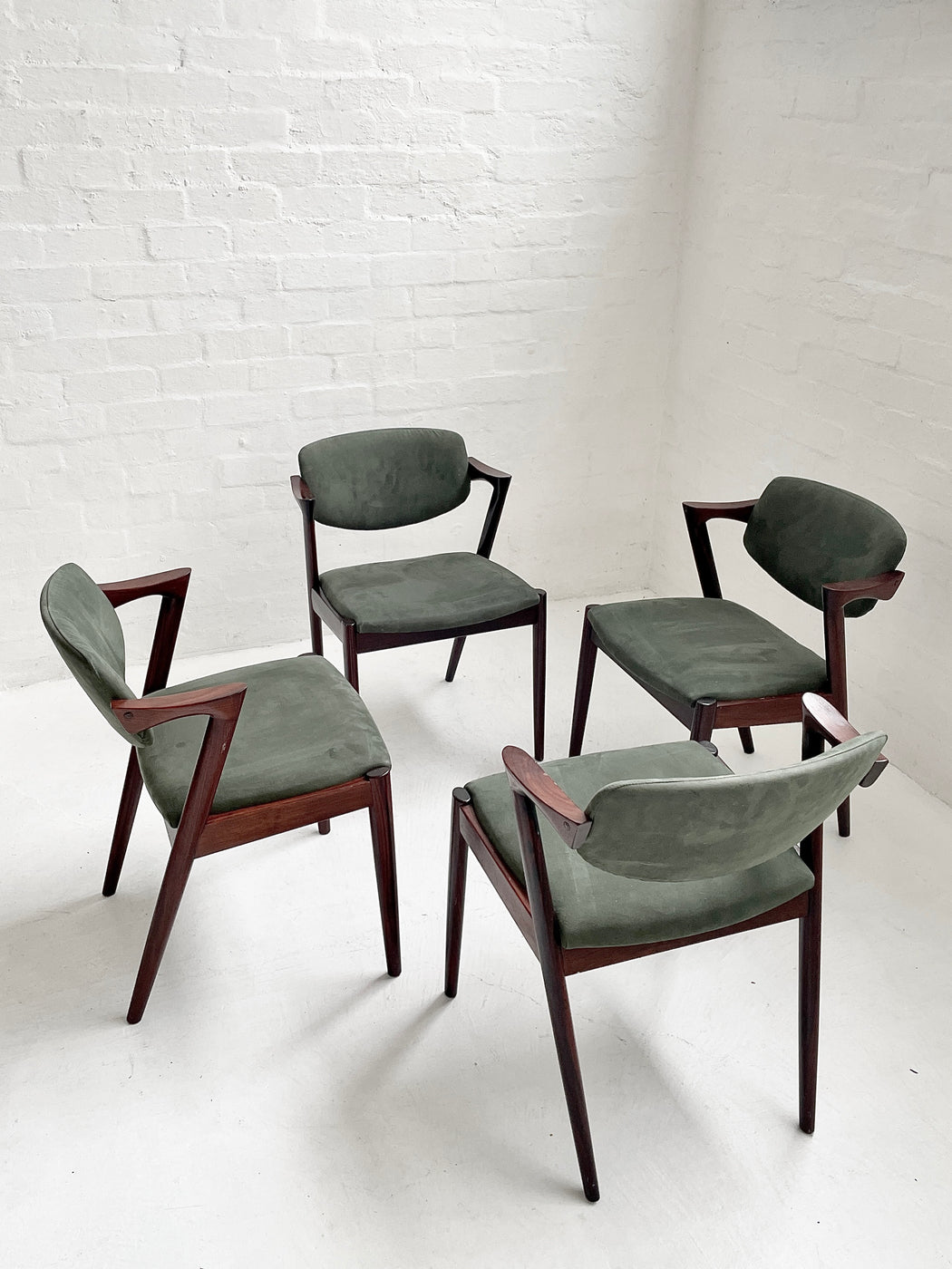 Set of four Kai Kristiansen 'Model #42' Chairs