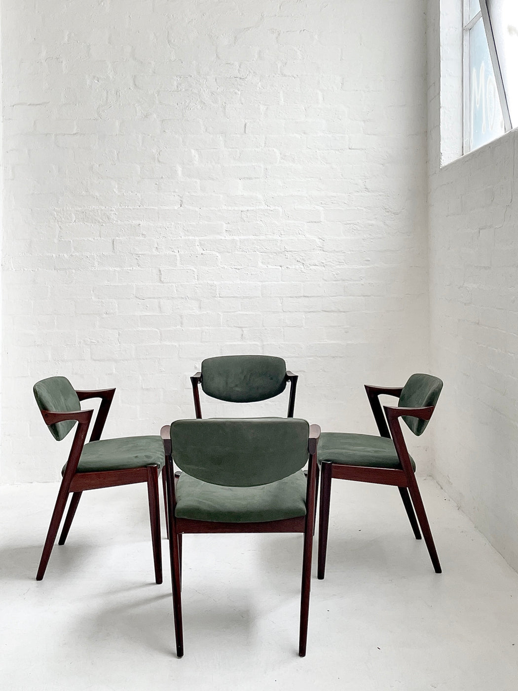 Set of four Kai Kristiansen 'Model #42' Chairs