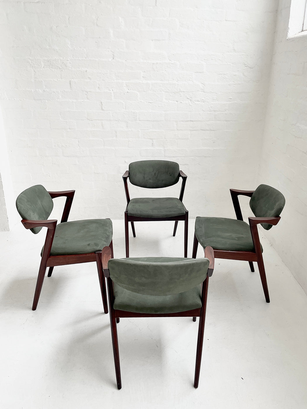 Set of four Kai Kristiansen 'Model #42' Chairs
