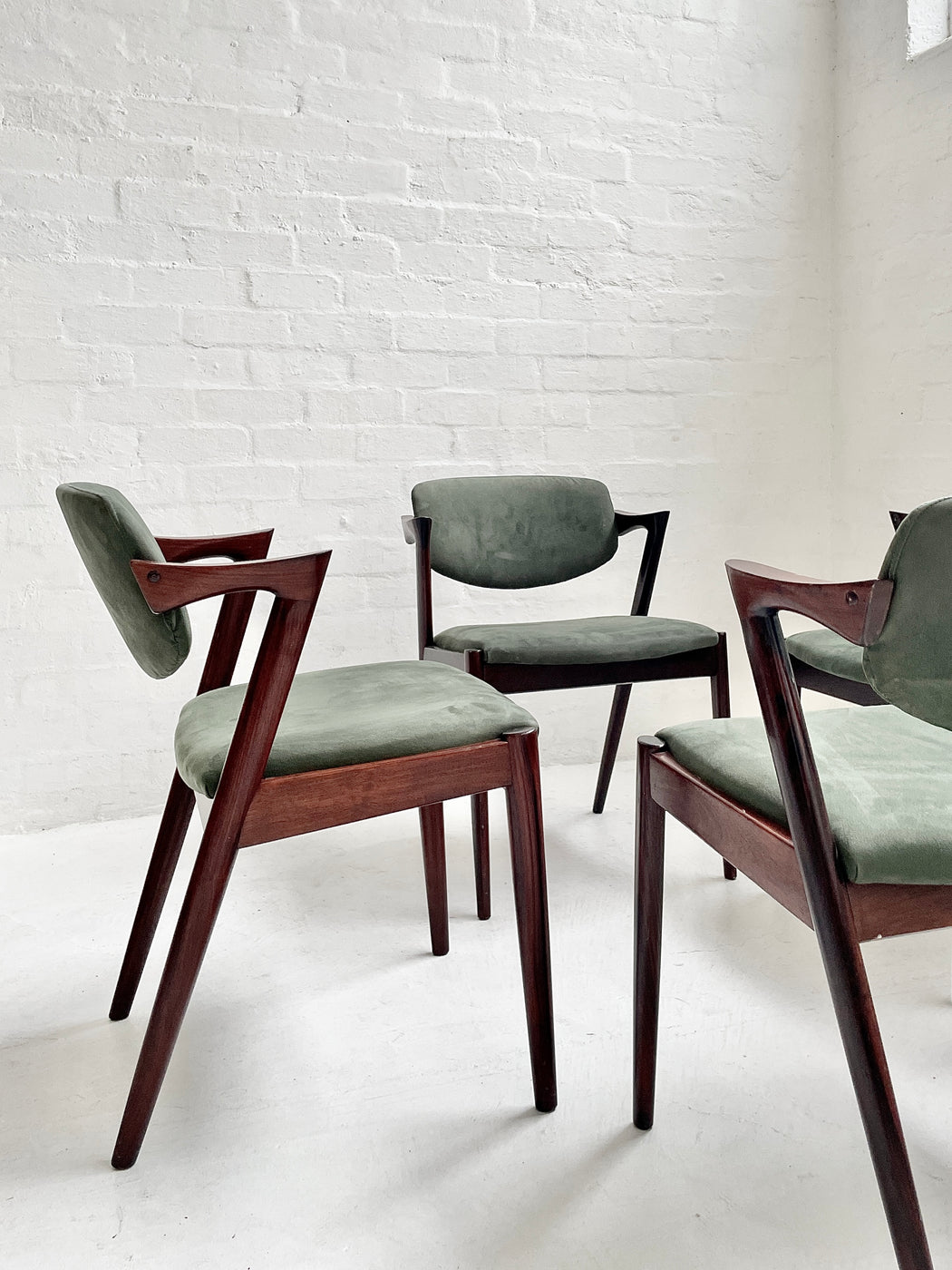Set of four Kai Kristiansen 'Model #42' Chairs