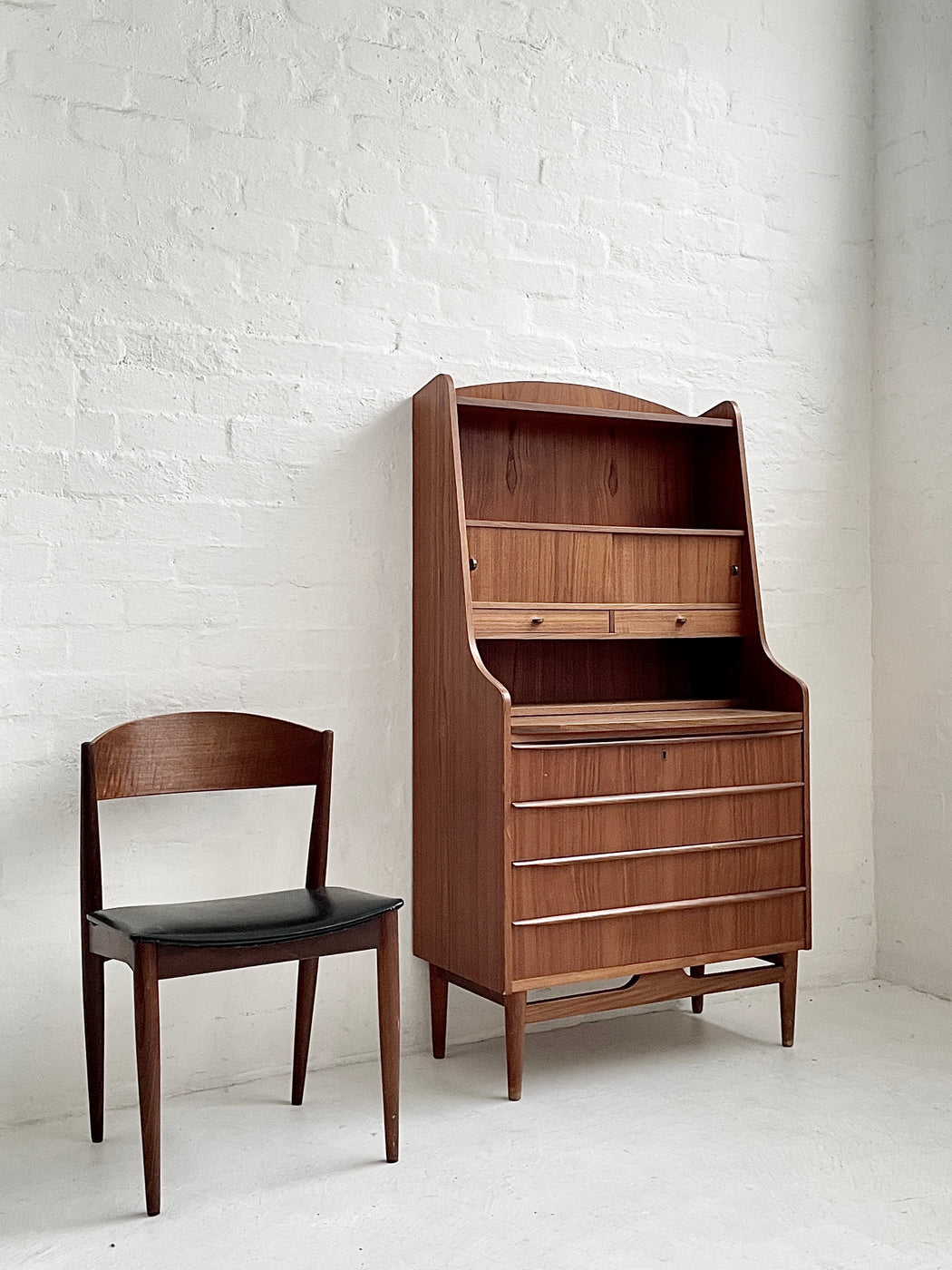 Danish Teak Bureau Secretaire