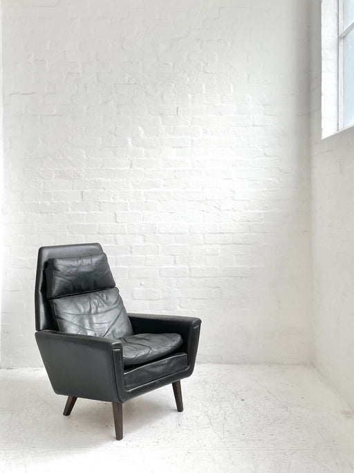 Danish Leather Lounge Chair