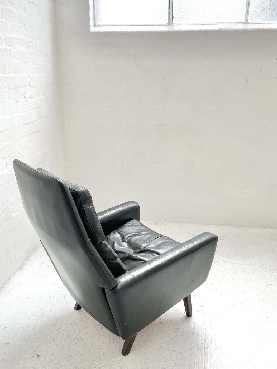 Danish Leather Lounge Chair