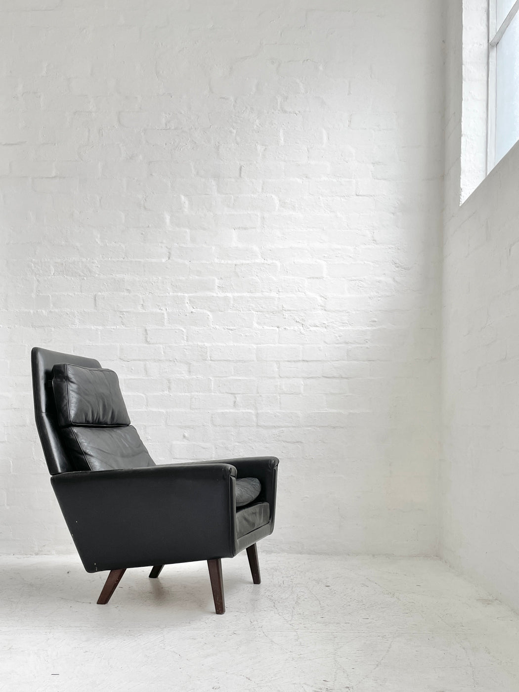 Danish Leather Lounge Chair