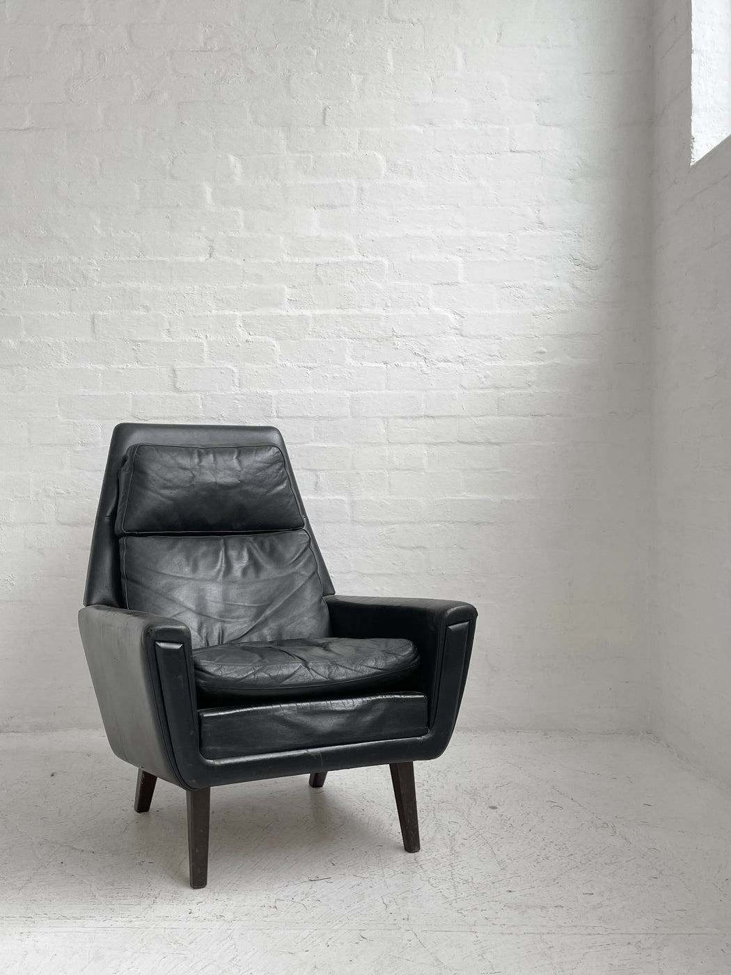 Danish Leather Lounge Chair