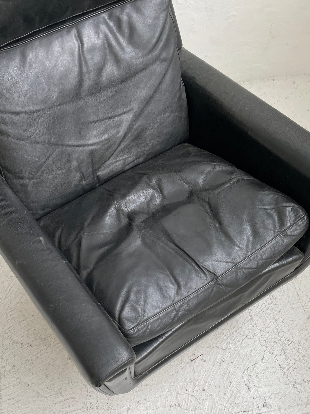 Danish Leather Lounge Chair