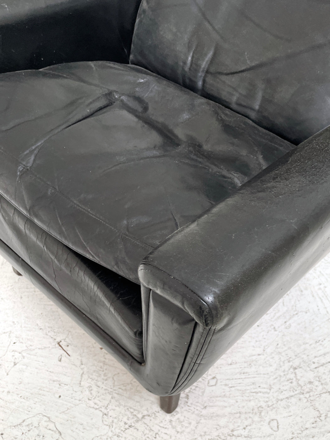 Danish Leather Lounge Chair