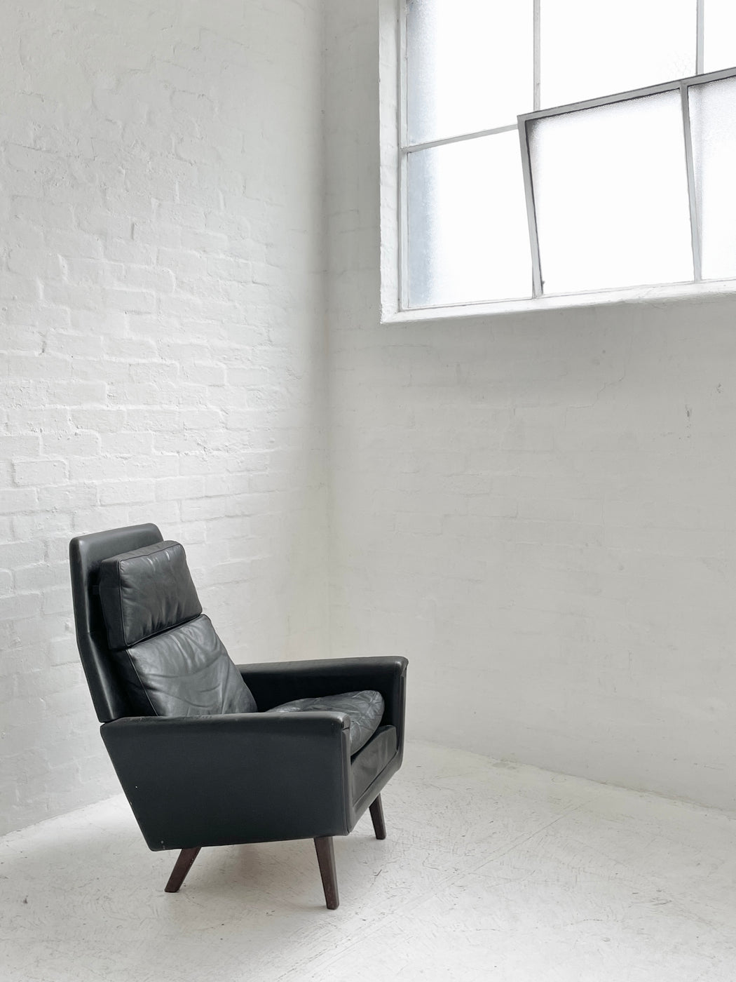 Danish Leather Lounge Chair