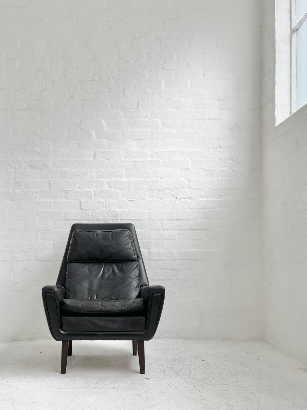 Danish Leather Lounge Chair