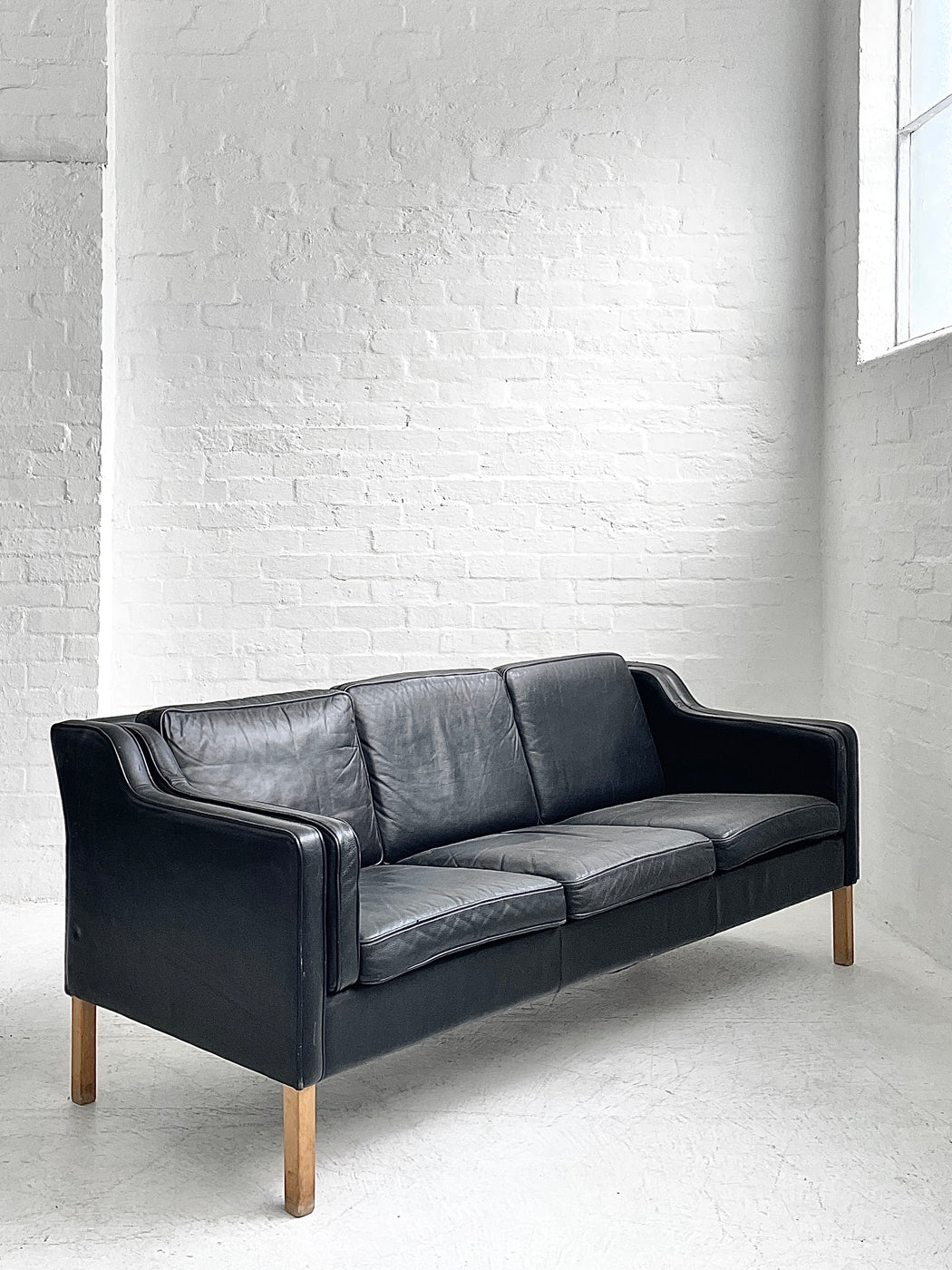 Mogens Hansen Leather Sofa