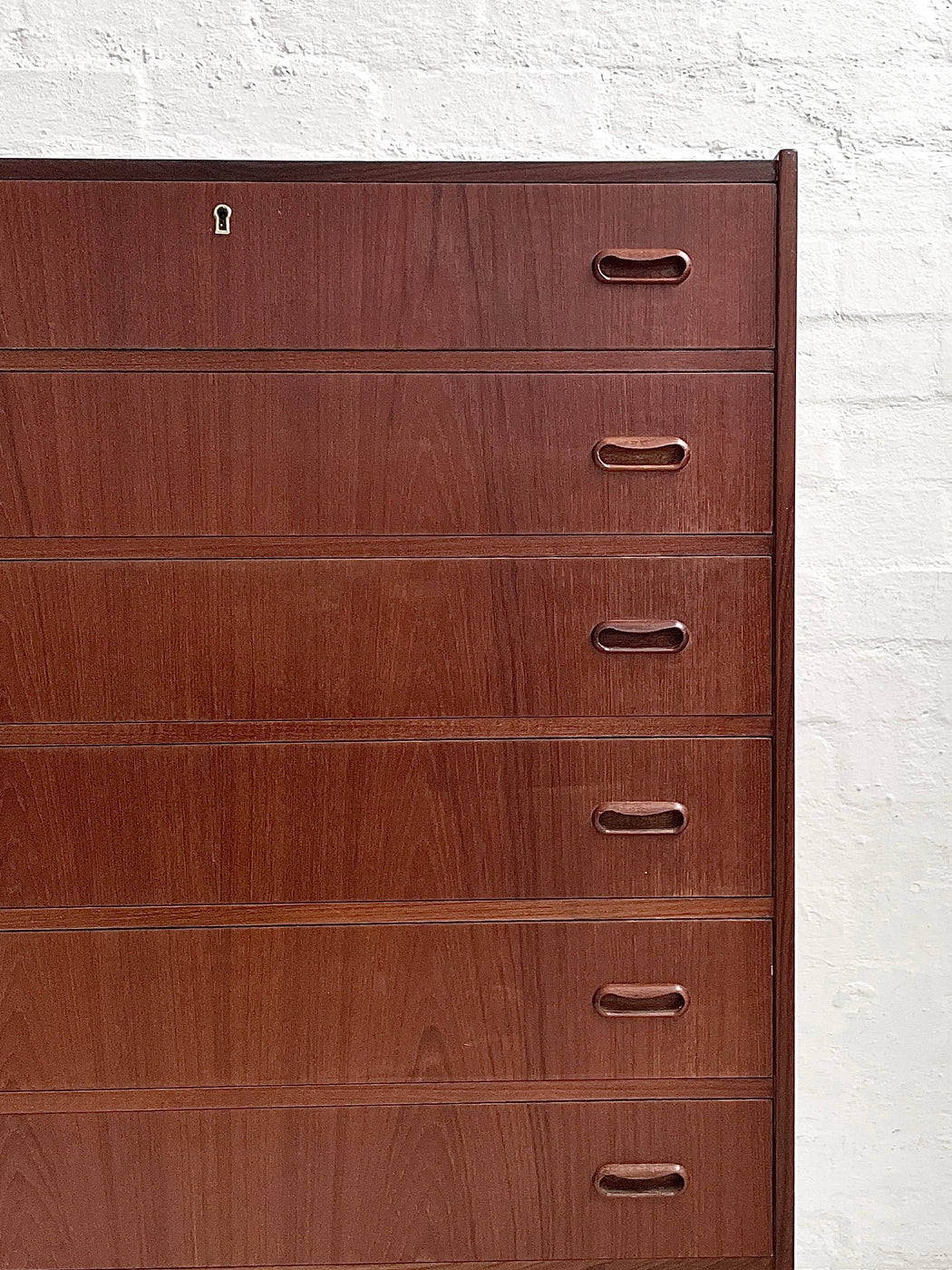 Danish Teak Tallboy Chest of Drawers