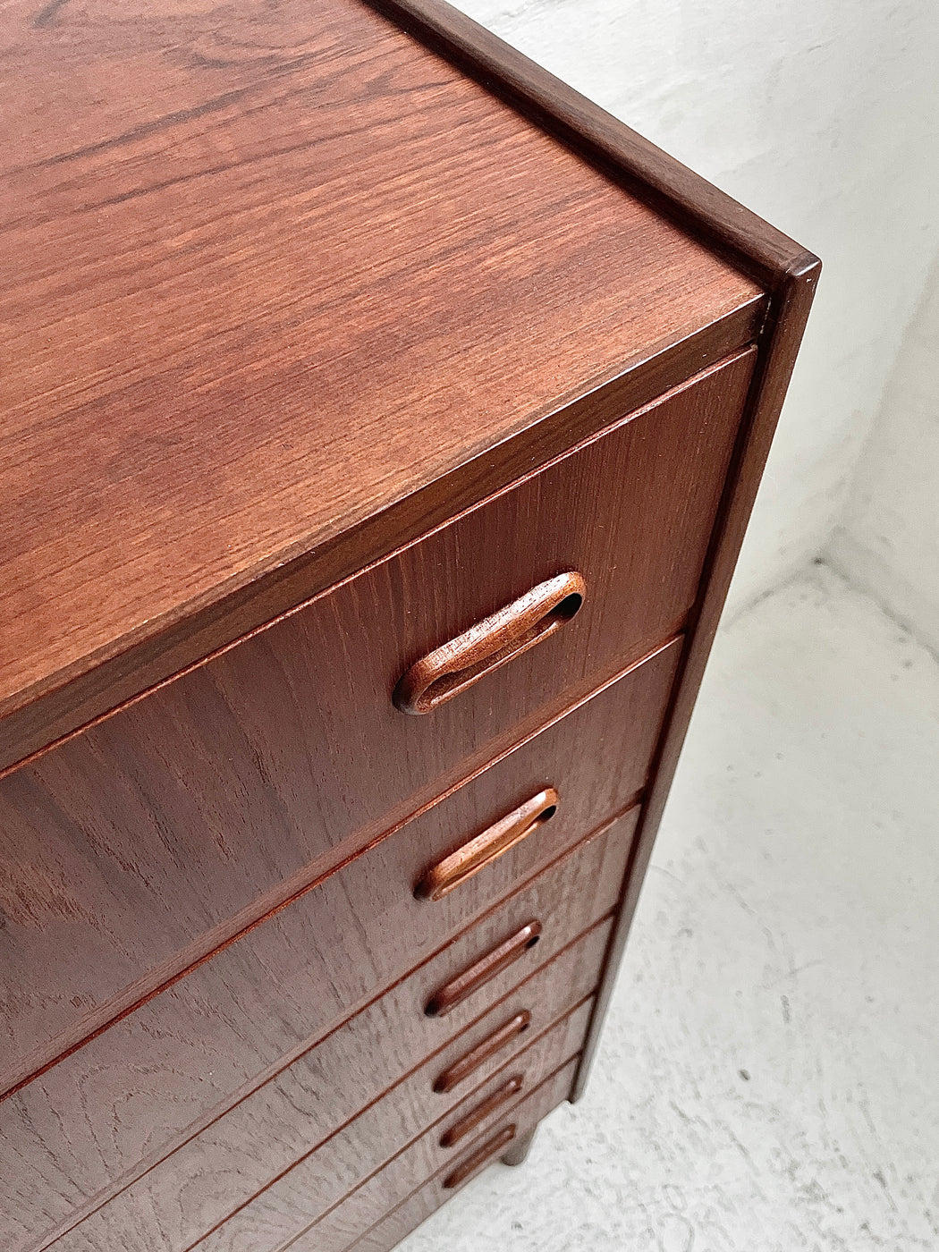 Danish Teak Tallboy Chest of Drawers