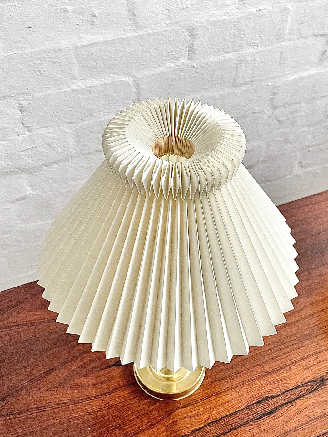 Pair of Danish Brass Table Lamps
