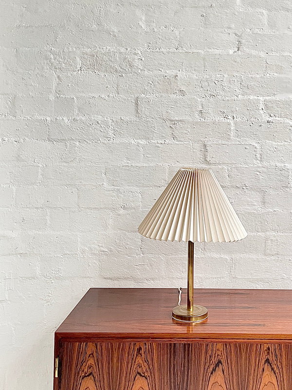 Danish Brass Table Lamp