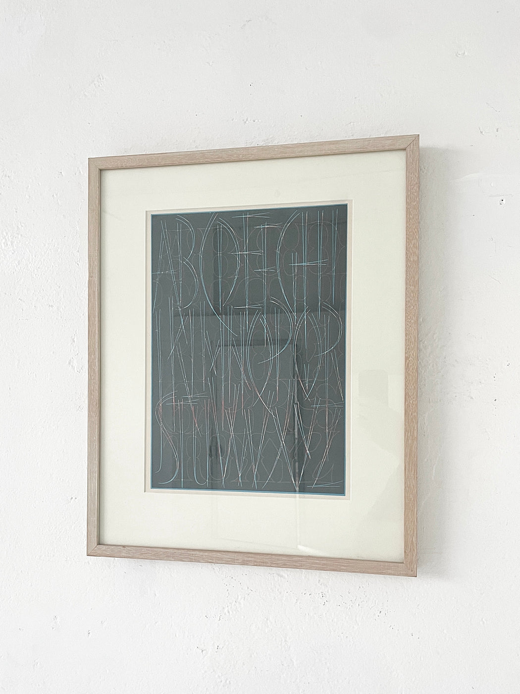 Original Typographic Lithograph
